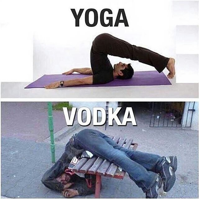 yoga vs l'ubriachezza