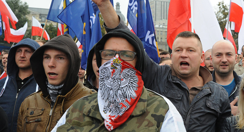 manifestanti polacchi
