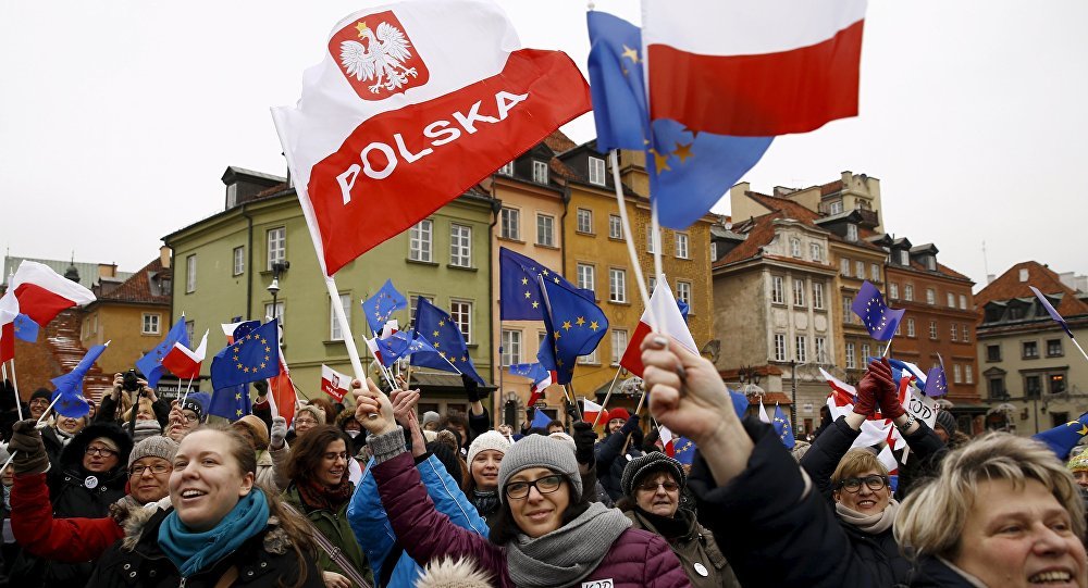 manifestanti Polachi