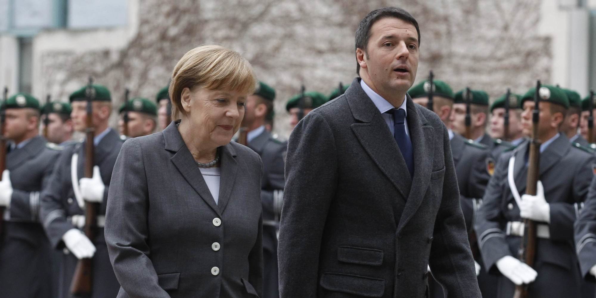 merkel e renzi