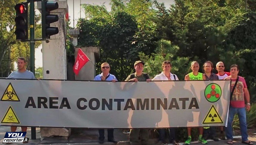 trieste area contaminata banner