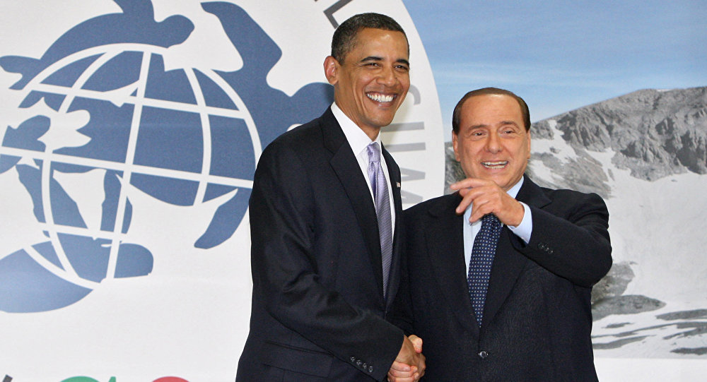 obama e berlusconi