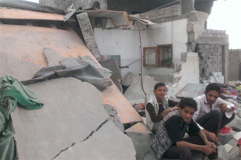yemen distruzione e rovine
