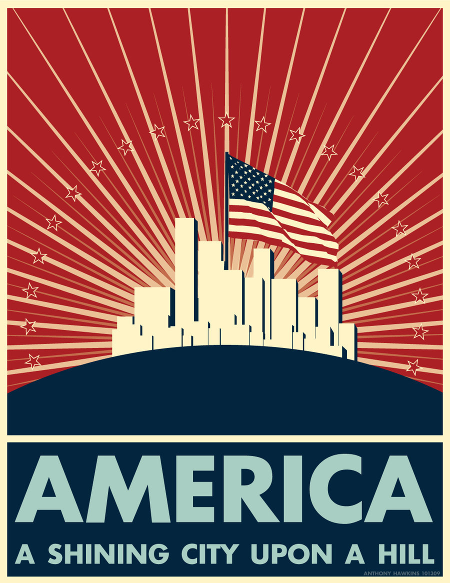 amerika shiny city on a hill