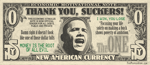 thank you suckers money