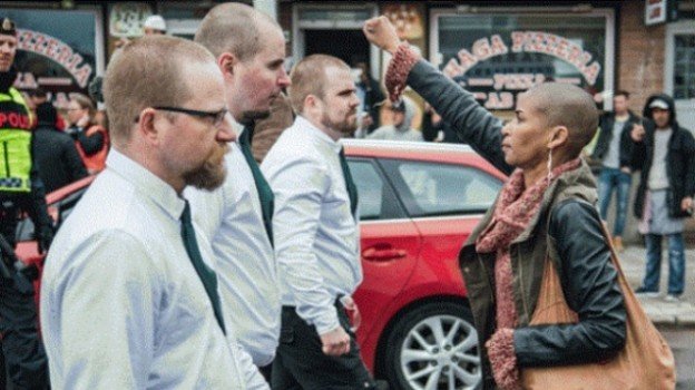 Tess Asplund Svezia anti nazi