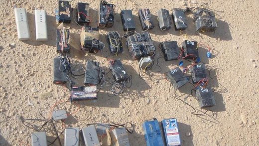 Artefatti esplosivi sequestrati in Siria