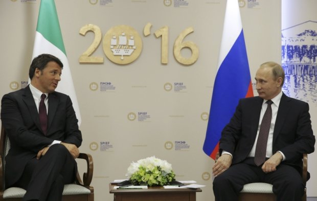 renzi e Putin