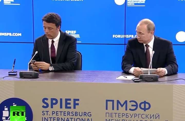 putin e renzi