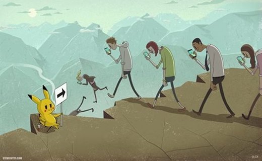 pokemon go jump from the cliff