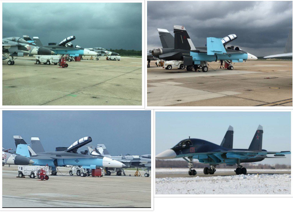 usa jets painted as russian jets