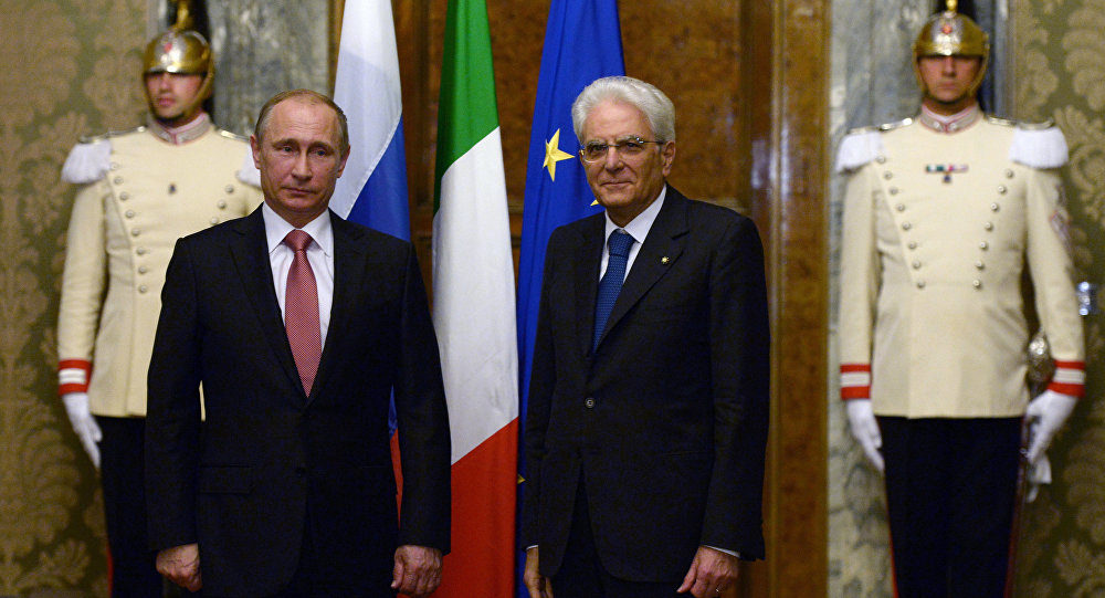 putin e mattarella