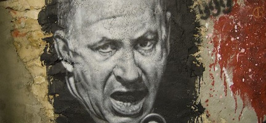 netanyahu pazzo da legare