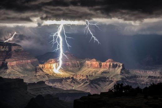 Grand Canyon at night