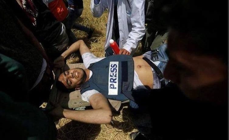 Yaser Murtaja press killed gaza 02
