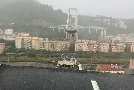 Genova ponte Morandi crollo