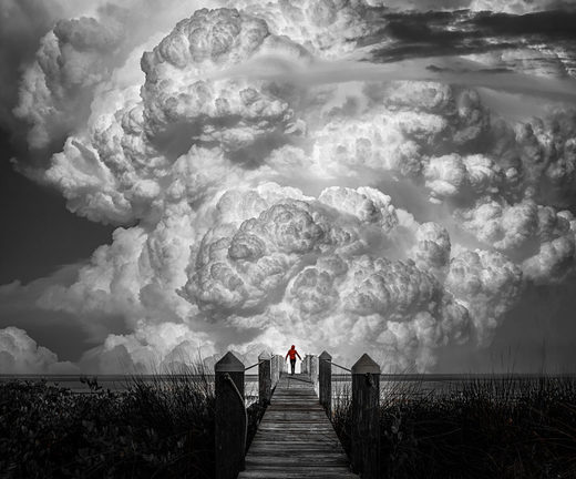 Stormy bridge