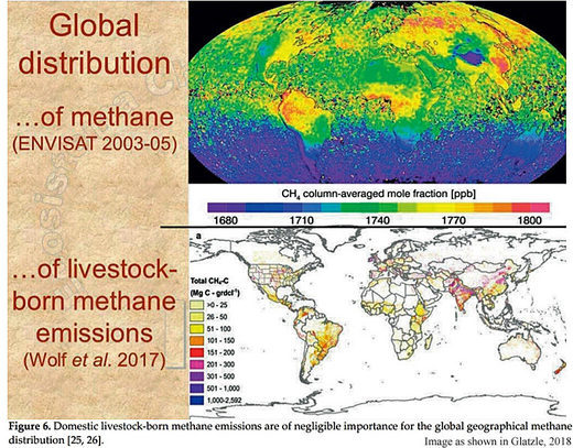 global methane distribution map