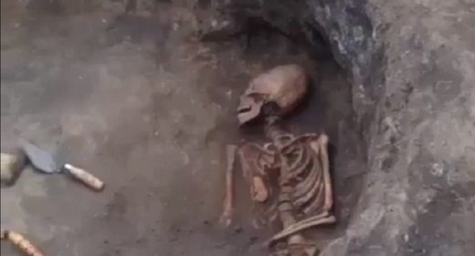 Skeleton With 'Alien' Egg-Shaped Skull Discovered in Southern Russia