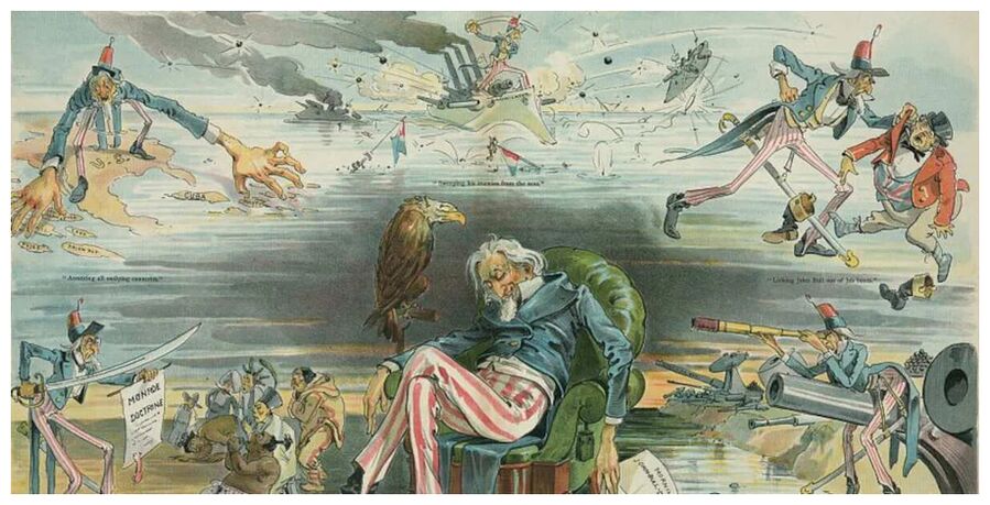 Clicare per ingrandire Sleeping Uncle Sam