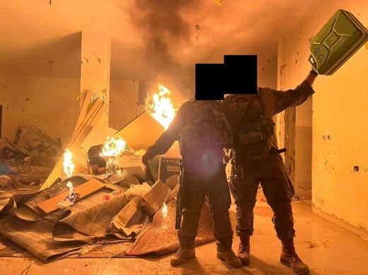 I soldati israeliani hanno incendiato cibo, case e un impianto di trattamento delle acque reflue cruciale in seguito all'annuncio del cessate il fuoco