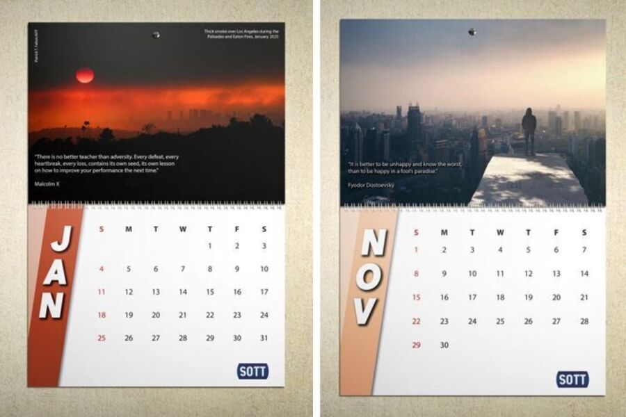 sott calendar 2026 preview