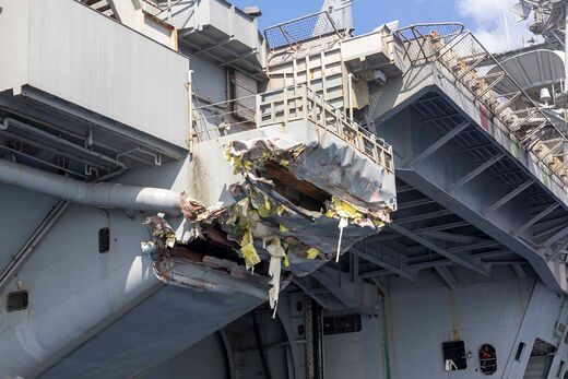 Truman damage houthis